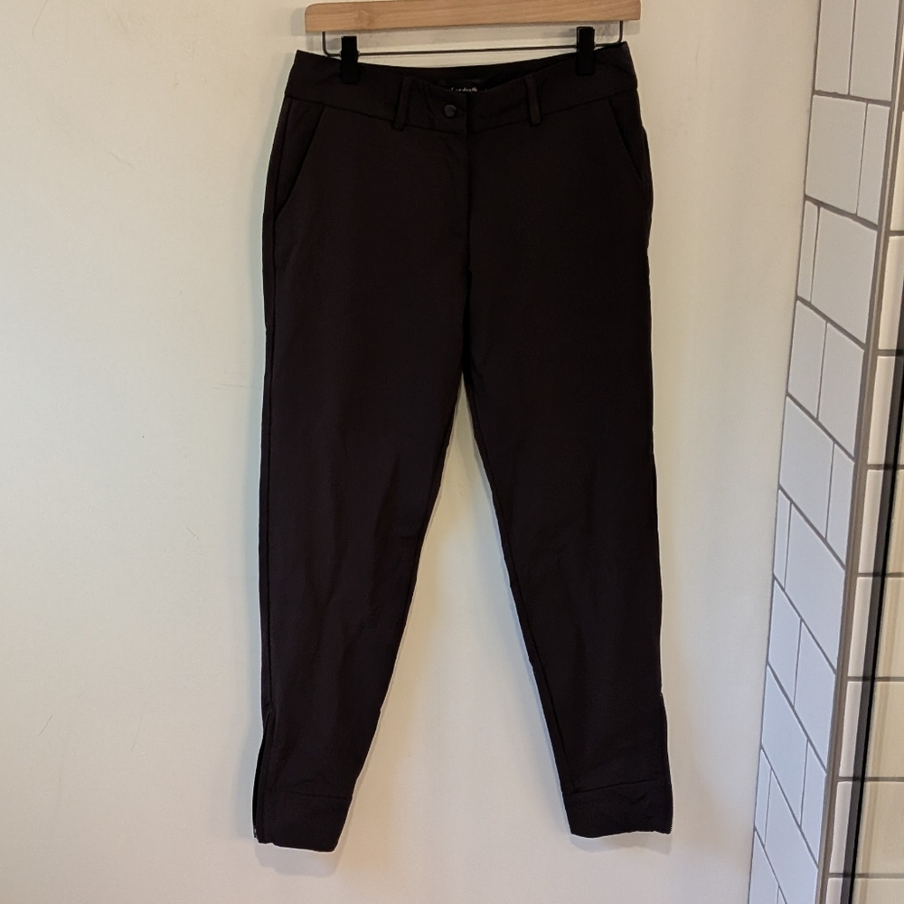 Abendroth Women's Black Golf Pants Size 6 Travel Athleisure